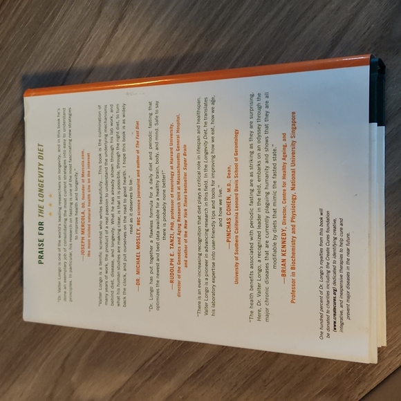 The Longevity Diet Book By Valter Longo - Picture 3 of 4